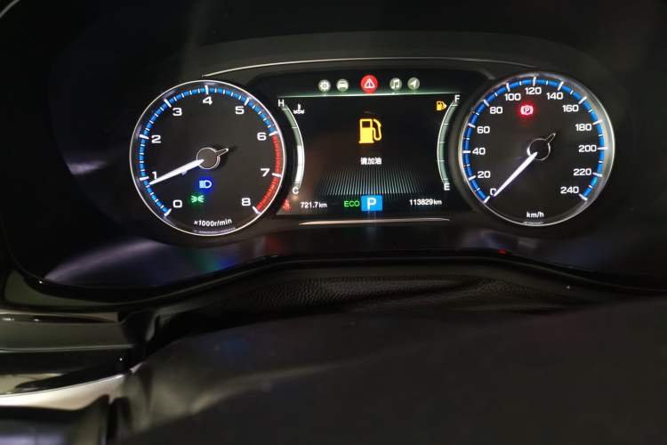 Used GAC Trumpchi M8 2018 320T Luxury Edition Odometer Close Up