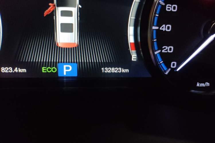 Used GAC Trumpchi M8 2018 320T Luxury Edition Odometer Close Up
