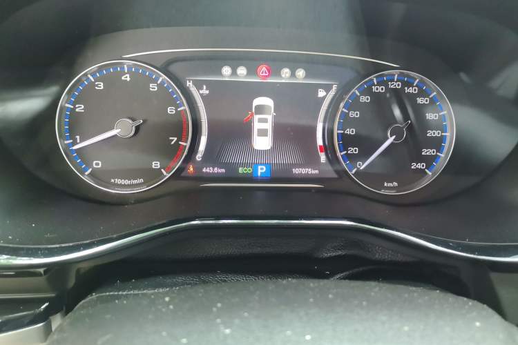 Used GAC Trumpchi M8 2018 320T Luxury Edition Odometer Close Up