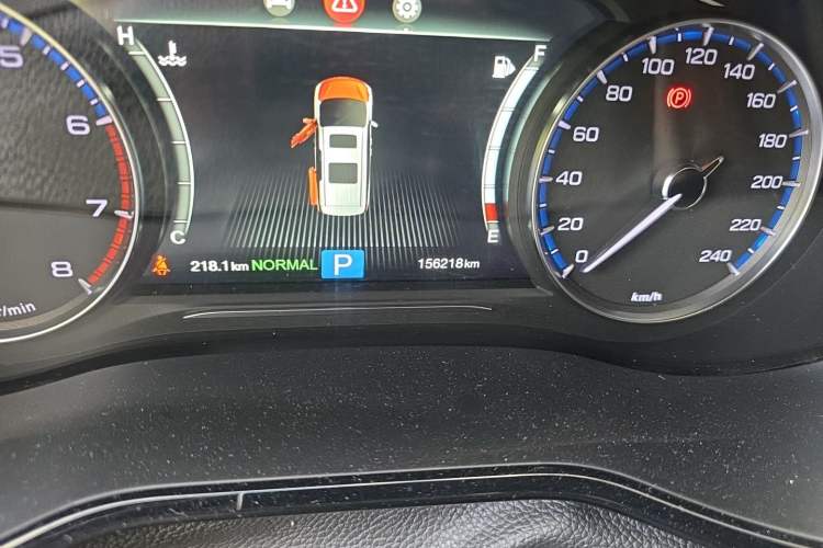 Used GAC Trumpchi M8 2018 320T Luxury Edition Odometer Close Up