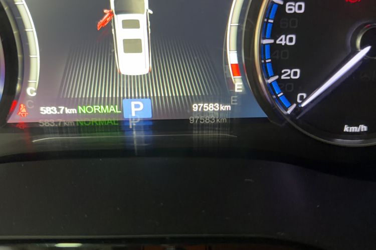 Used GAC Trumpchi M8 2018 320T Luxury Edition Odometer Close Up