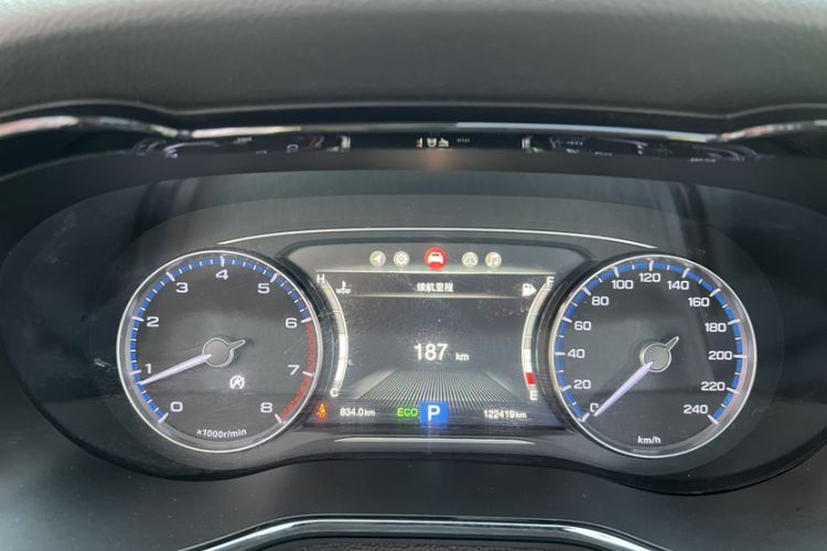 Used GAC Trumpchi M8 2018 320T Luxury Edition Odometer Close Up