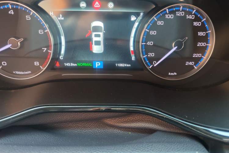Used GAC Trumpchi M8 2018 320T Luxury Edition Odometer Close Up