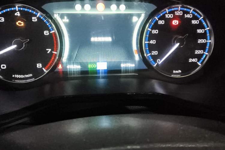 Used GAC Trumpchi M8 2018 320T Luxury Edition Odometer Close Up