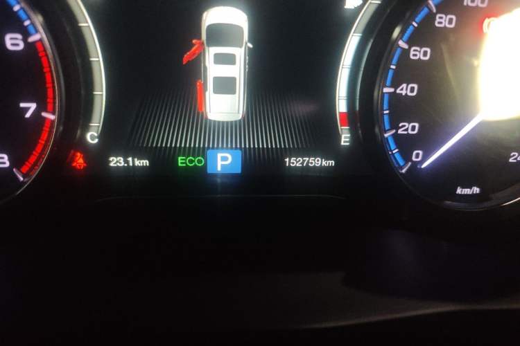 Used GAC Trumpchi M8 2018 320T Luxury Edition Odometer Close Up