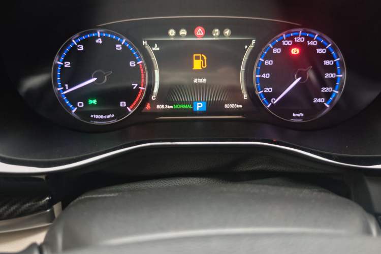 Used GAC Trumpchi M8 2018 320T Luxury Edition Odometer Close Up