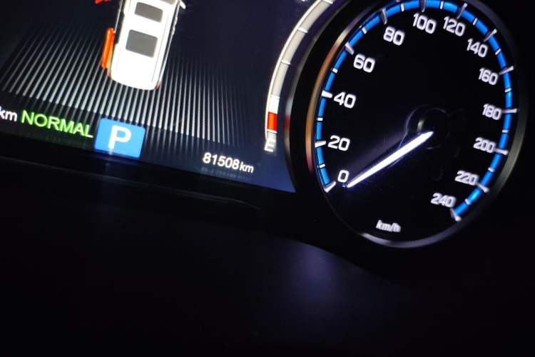 Used GAC Trumpchi M8 2018 320T Luxury Edition Odometer Close Up