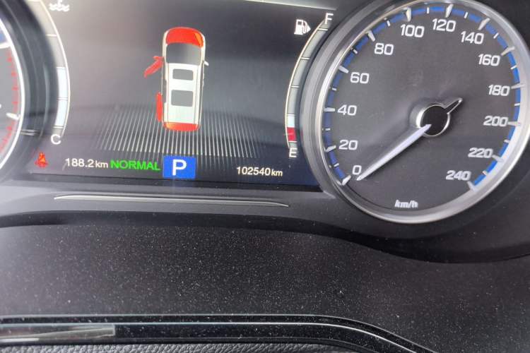 Used GAC Trumpchi M8 2018 320T Luxury Edition Odometer Close Up