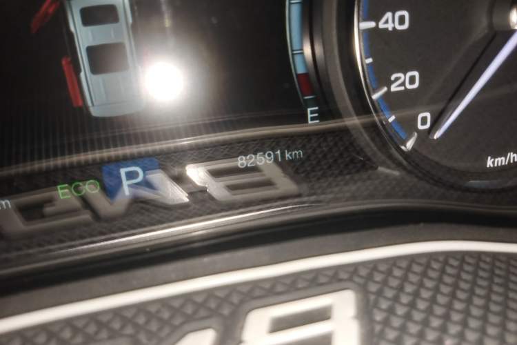 Used GAC Trumpchi M8 2018 320T Luxury Edition Odometer Close Up