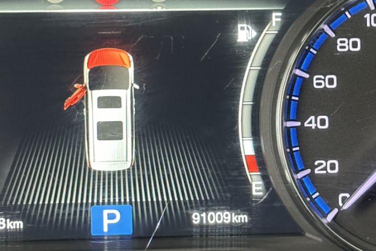 Used GAC Trumpchi M8 2018 320T Luxury Edition Odometer Close Up