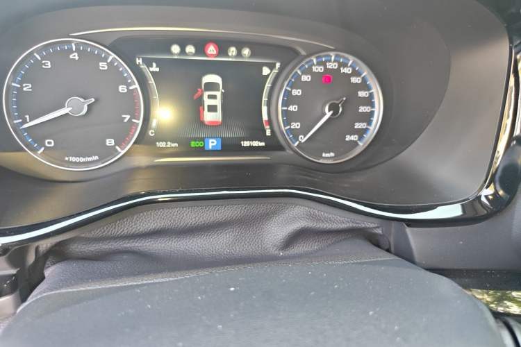Used GAC Trumpchi M8 2018 320T Luxury Edition Odometer Close Up