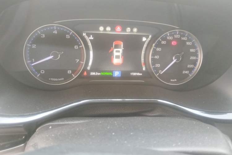 Used GAC Trumpchi M8 2018 320T Luxury Edition Odometer Close Up