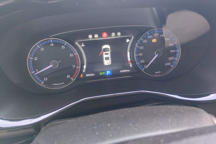 Used GAC Trumpchi M8 2018 320T Luxury Edition Odometer Close Up