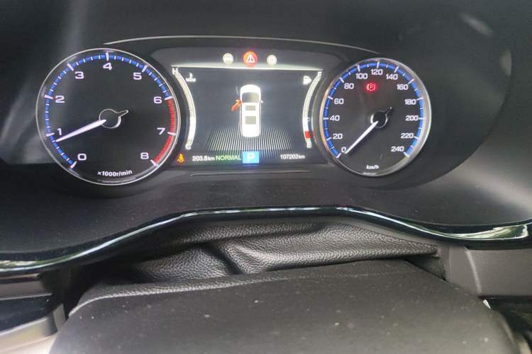 Used GAC Trumpchi M8 2018 320T Luxury Edition Odometer Close Up