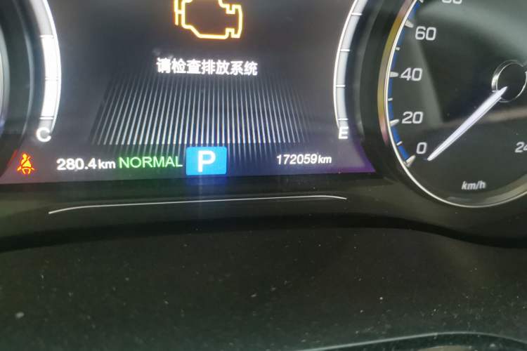 Used GAC Trumpchi M8 2018 320T Luxury Edition Odometer Close Up