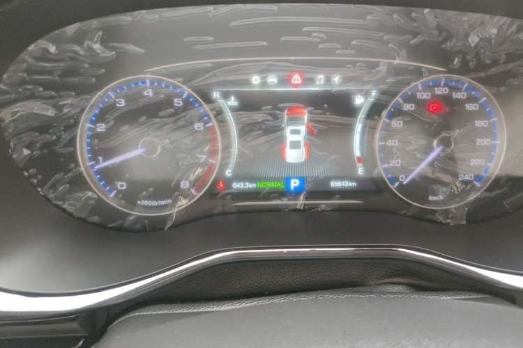 Used GAC Trumpchi M8 2018 320T Luxury Edition Odometer Close Up