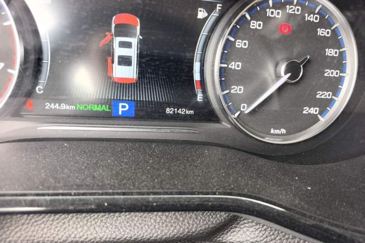 Used GAC Trumpchi M8 2018 320T Luxury Edition Odometer Close Up