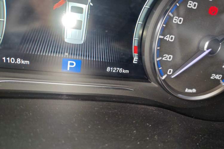 Used GAC Trumpchi M8 2018 320T Luxury Edition Odometer Close Up