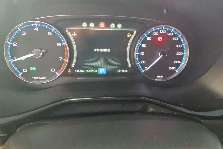 Used GAC Trumpchi M8 2018 320T Luxury Edition Odometer Close Up