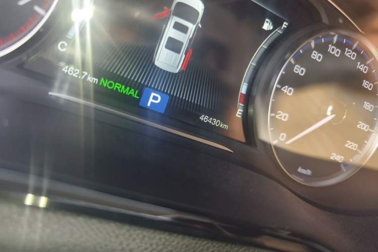 Used GAC Trumpchi M8 2018 320T Luxury Edition Odometer Close Up