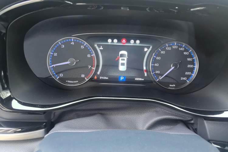 Used GAC Trumpchi M8 2019 320T Ultimate Edition Odometer Close Up
