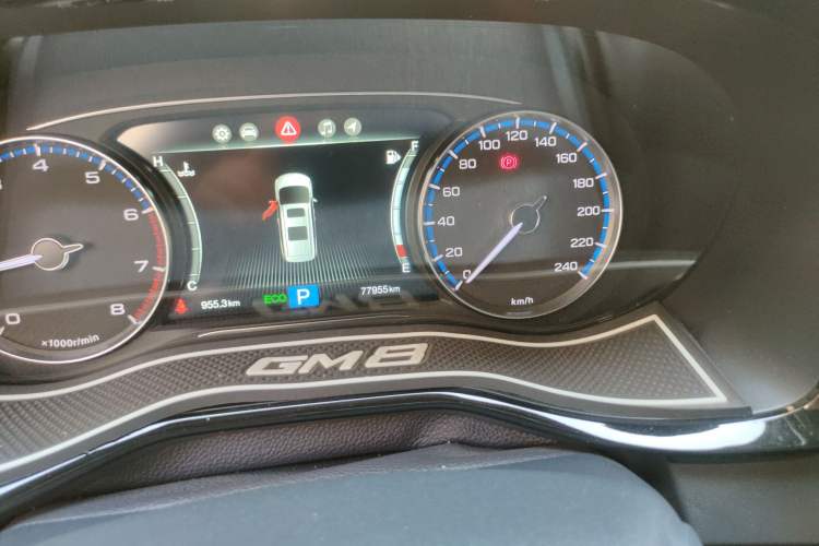 Used GAC Trumpchi M8 2019 320T Ultimate Edition Odometer Close Up