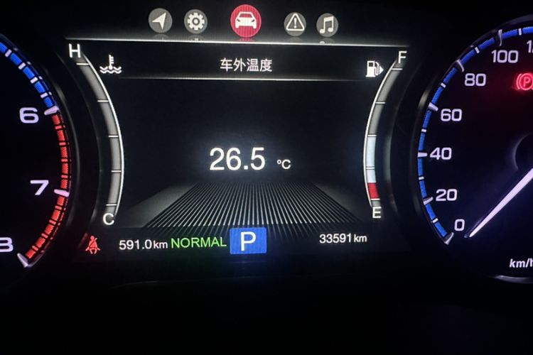 Used GAC Trumpchi M8 2019 320T Ultimate Edition Odometer Close Up