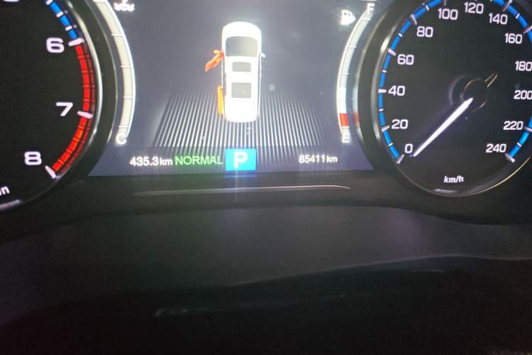 Used GAC Trumpchi M8 2019 320T Ultimate Edition Odometer Close Up