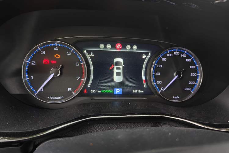 Used GAC Trumpchi M8 2019 320T Ultimate Edition Odometer Close Up