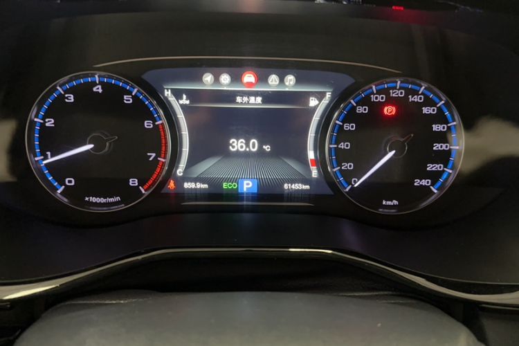 Used GAC Trumpchi M8 2019 320T Ultimate Edition Odometer Close Up