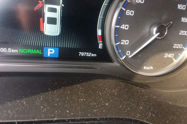 Used GAC Trumpchi M8 2019 320T Ultimate Edition Odometer Close Up