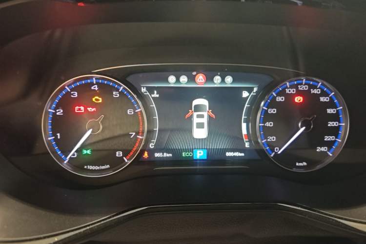 Used GAC Trumpchi M8 2020 Flagship Model 390T Prestige Edition Instrument Cluster