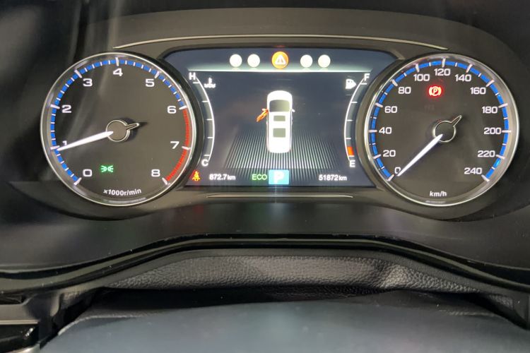 Used GAC Trumpchi M8 2020 Flagship Model 390T Prestige Edition Odometer Close Up
