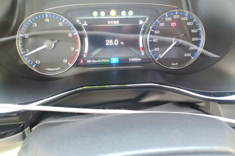 Used GAC Trumpchi M8 2020 Flagship Model 390T Supreme Edition Odometer Close Up