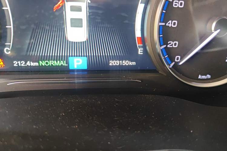 Used GAC Trumpchi M8 2020 Flagship Model 390T Prestige Edition Odometer Close Up