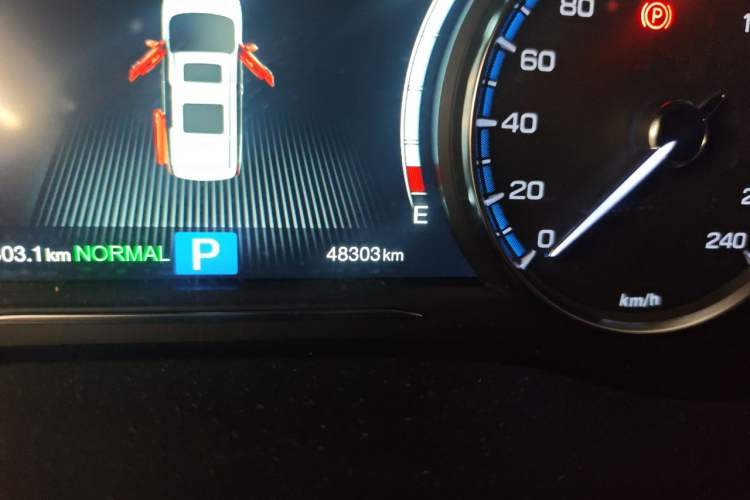 Used GAC Trumpchi M8 2020 Flagship Model 390T Prestige Edition Odometer Close Up