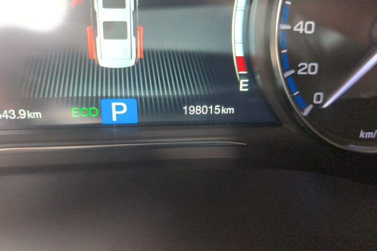 Used GAC Trumpchi M8 2020 Flagship Model 390T Prestige Edition Odometer Close Up