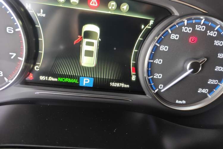 Used GAC Trumpchi M8 2020 Flagship Model 390T Prestige Edition Odometer Close Up