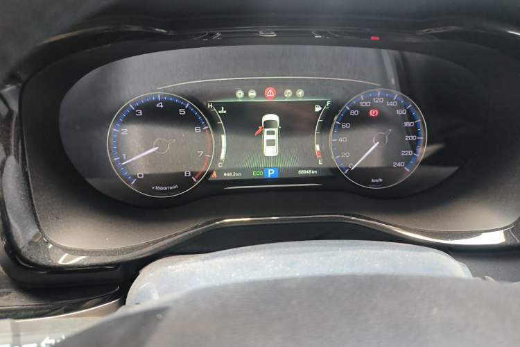 Used GAC Trumpchi M8 2020 Flagship Model 390T Prestige Edition Odometer Close Up