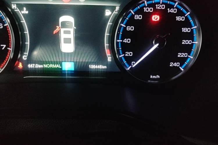 Used GAC Trumpchi M8 2020 390T Deluxe Edition Odometer Close Up