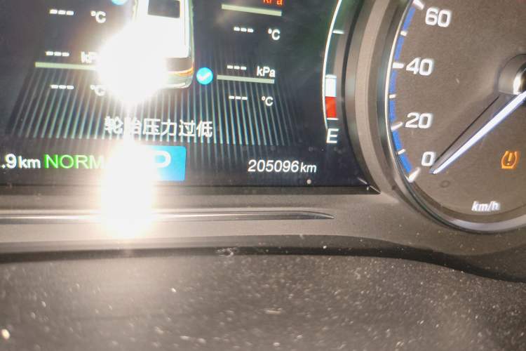 Used GAC Trumpchi M8 2020 Flagship Model 390T Prestige Edition Odometer Close Up