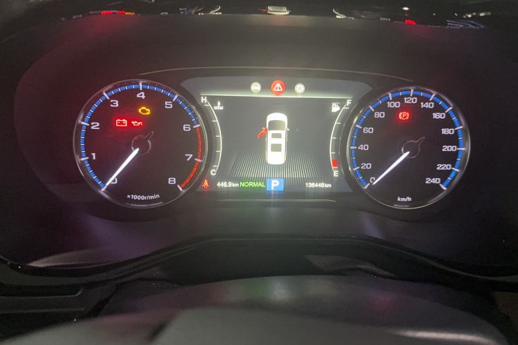 Used GAC Trumpchi M8 2020 390T Deluxe Edition Odometer Close Up