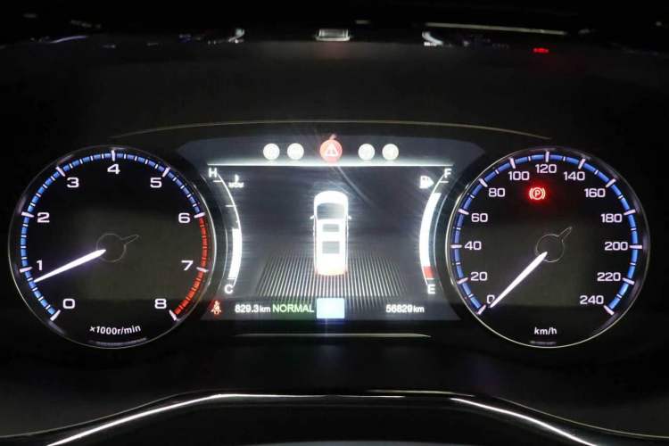 Used GAC Trumpchi M8 2020 Flagship Model 390T Supreme Edition Odometer Close Up