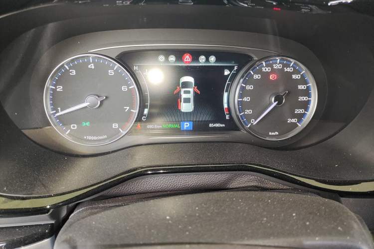 Used GAC Trumpchi M8 2020 Flagship Model 390T Prestige Edition Odometer Close Up