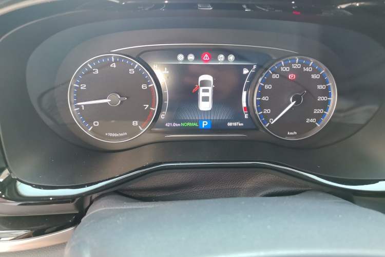 Used GAC Trumpchi M8 2020 Flagship Model 390T Prestige Edition Odometer Close Up