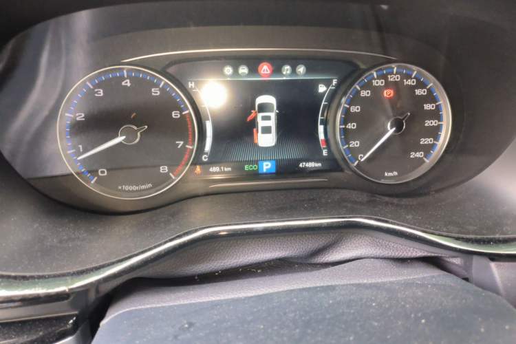 Used GAC Trumpchi M8 2020 Flagship Model 390T Prestige Edition Odometer Close Up