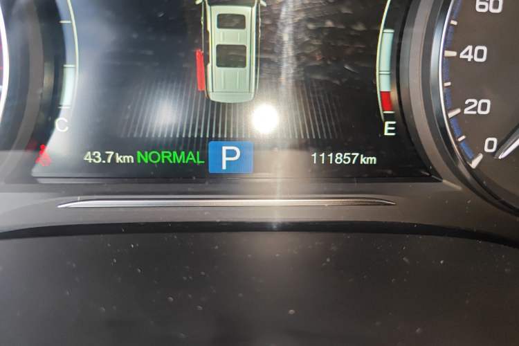 Used GAC Trumpchi M8 2020 Flagship Model 390T Deluxe Edition Odometer Close Up