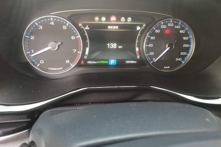Used GAC Trumpchi M8 2020 Flagship Model 390T Prestige Edition Odometer Close Up