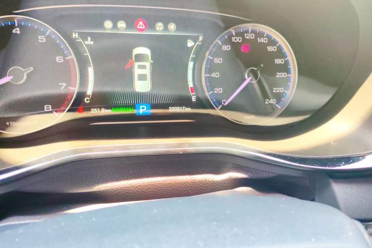 Used GAC Trumpchi M8 2020 Flagship Model 390T Prestige Edition Odometer Close Up