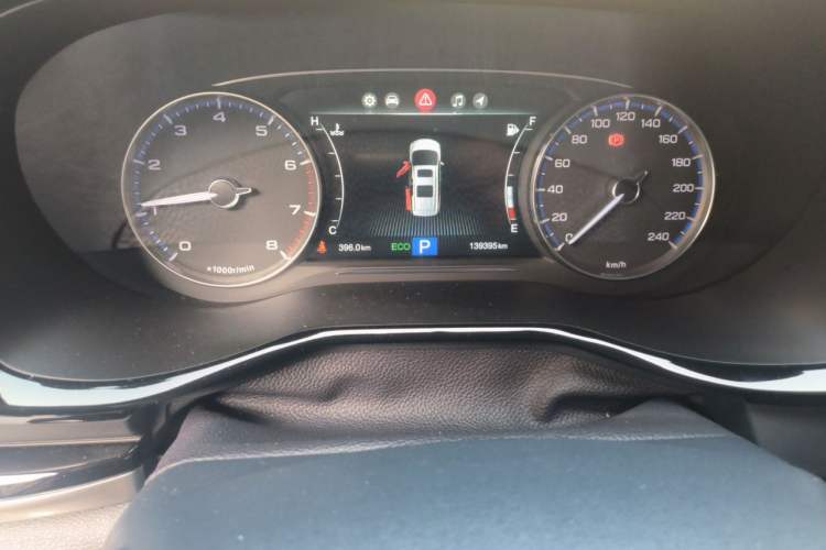 Used GAC Trumpchi M8 2020 Flagship Model 390T Prestige Edition Odometer Close Up